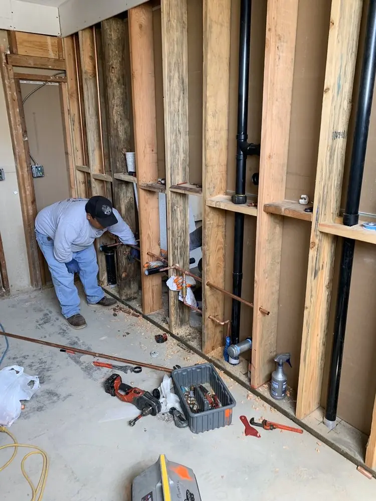 Commercial rough-in plumbing for Gas Line Repair in Stone Harbor